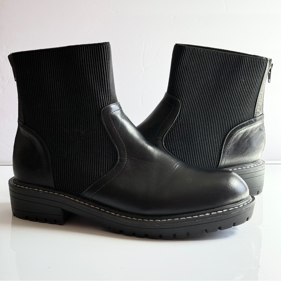Evans Tammy Black Ankle Boots Wide Fit Size 11 - Picture 1 of 9